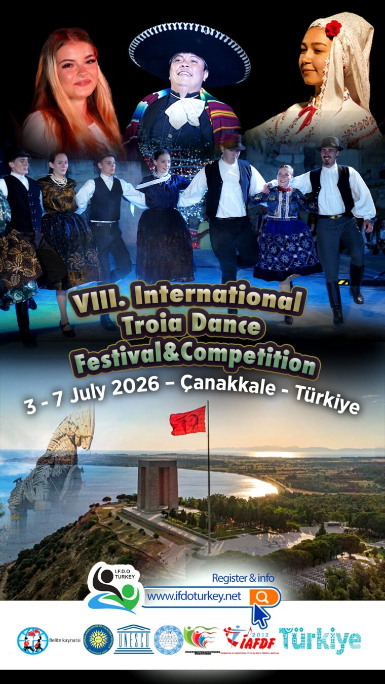 16-VII International Troia Dance Festival&Competition 03-07 July 2026 /ÇANAKKALE