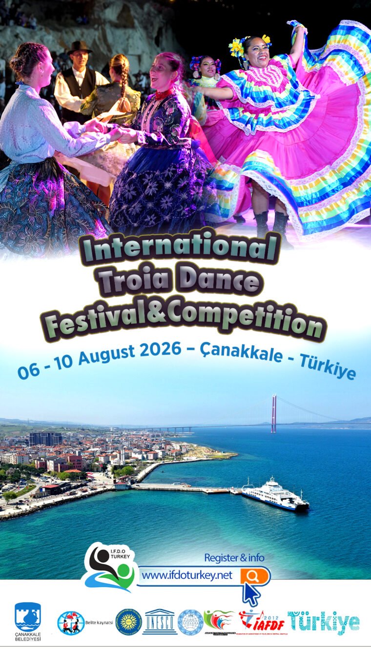 19- International Troia Dance Festival & Competition 06-10 August 2026 – ÇANAKKALE