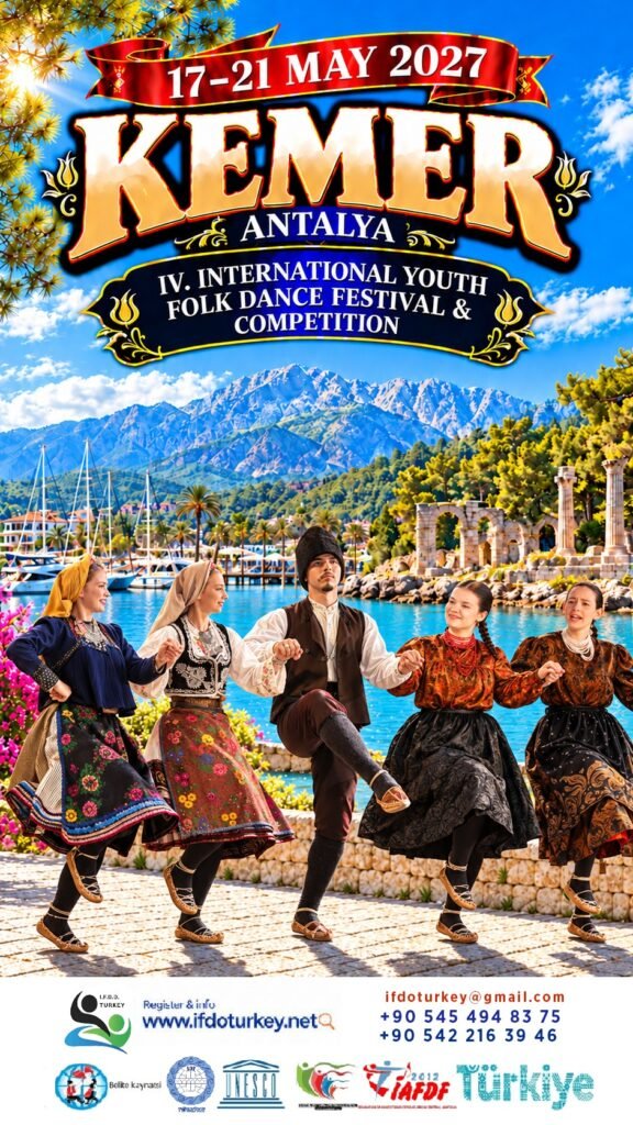 4- IV. Kemer International Youth Folk Dance Festival & Competition 17-21 May 2027 -KEMER/ANTALYA