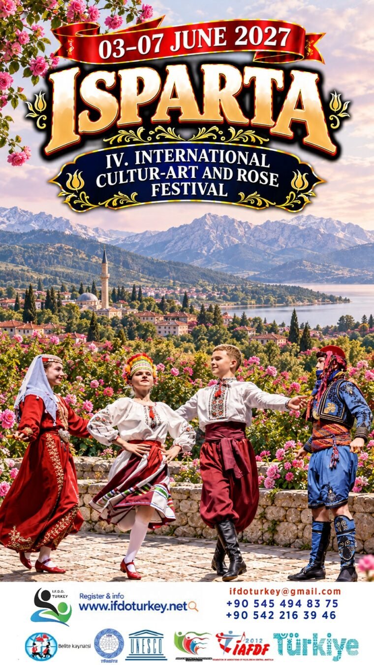 5- IV. International Isparta Culture-Art and Rose Festival 03-07 June 2027 -ISPARTA